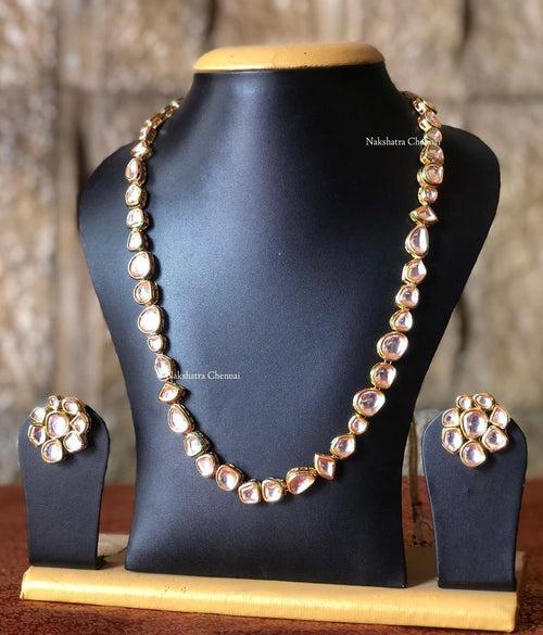 Kundan Stones Short Haram Set (Variants Available)