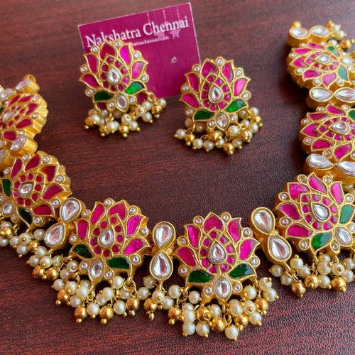 Kundan Jadau Tamara Grand Choker Set