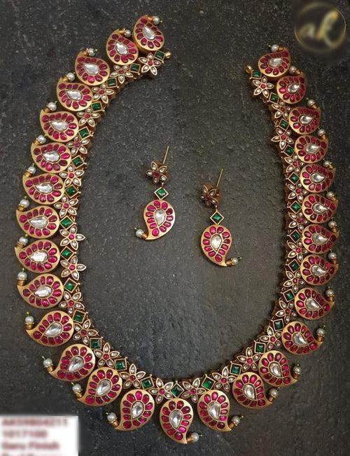 Kundan Jadau Maanga Bridal Haram Set