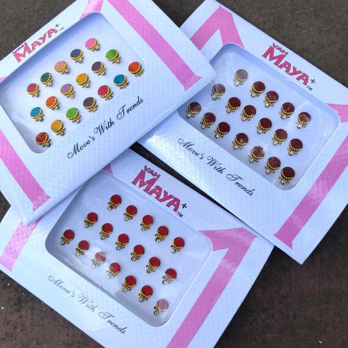 Stone bindis ( colors available)