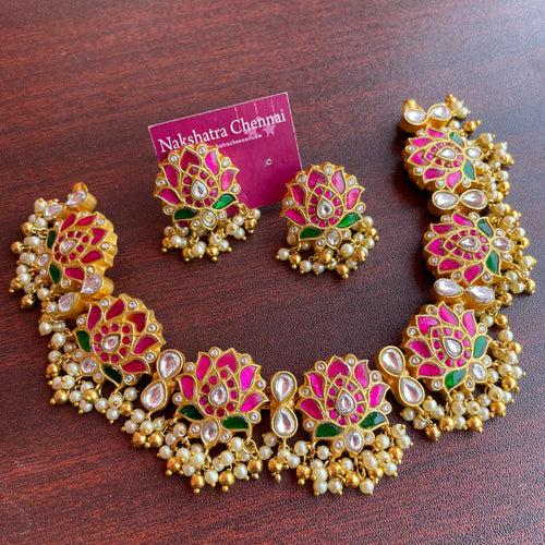 Kundan Jadau Tamara Grand Choker Set