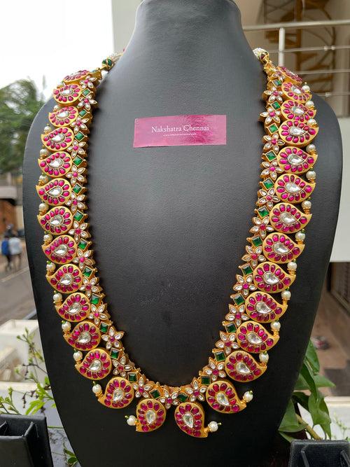 Kundan Jadau Maanga Bridal Haram Set