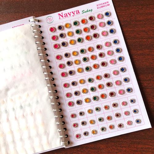 Stones studded Bindi Book