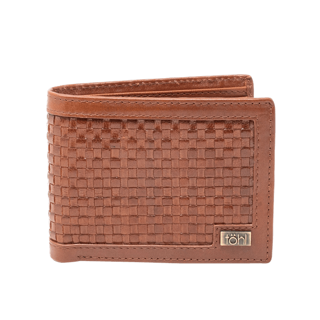 BRIDGE MEN'S WALLET - VINTAGE TAN