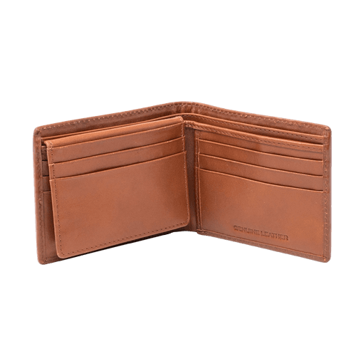 BRIDGE MEN'S WALLET - VINTAGE TAN