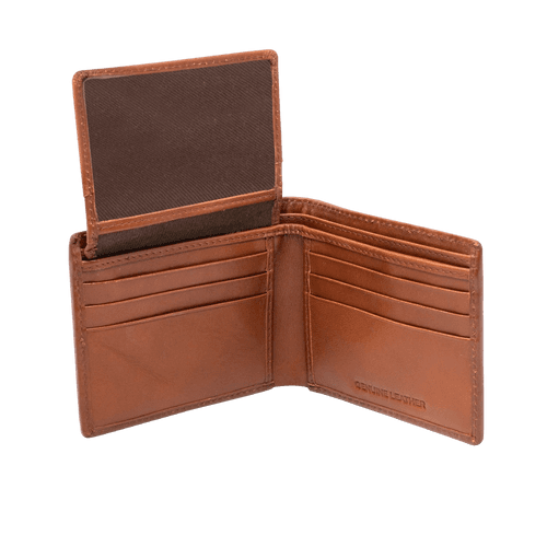 BRIDGE MEN'S WALLET - VINTAGE TAN