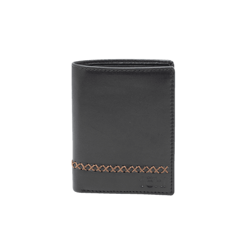 AIDEN TAN MEN'S WALLET - CHARCOAL BLACK