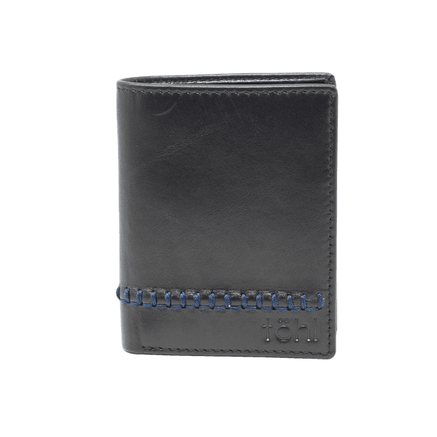 AIDEN NAVY MEN'S WALLET - CHARCOAL BLACK