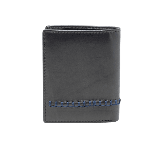 AIDEN NAVY MEN'S WALLET - CHARCOAL BLACK