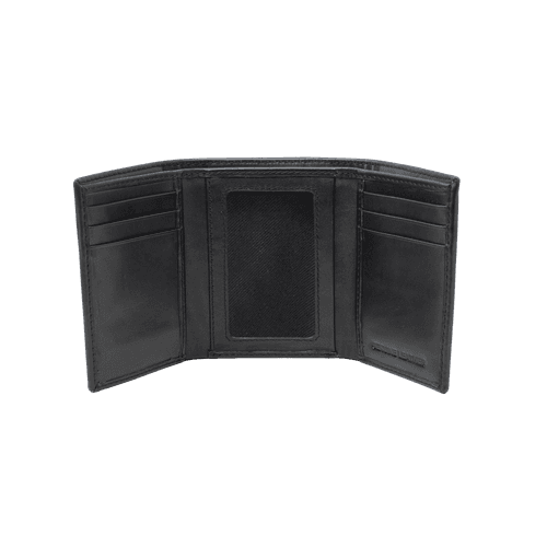 EZRA TAN MEN'S WALLET - CHARCOAL BLACK