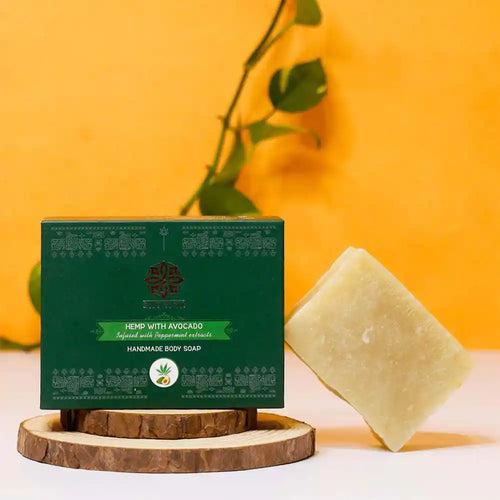 Hemp with Avocado Body Soap Bar - Hydrates & locks moisture