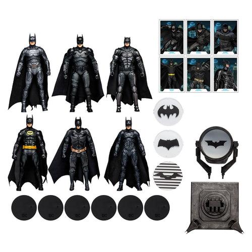 McFarlane Toys DC Multiverse: WB100 Batman The Ultimate Movie Collection - Batman Action Figure 6-Pack