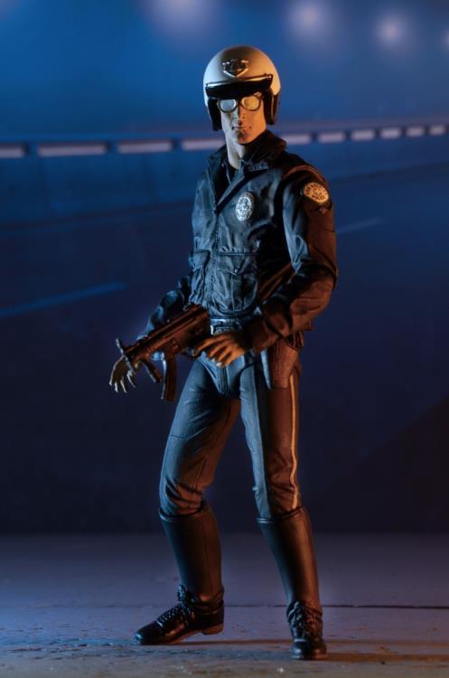 NECA Terminator 2: Judgement Day Ultimate T-1000 (Motorcycle Cop) Action Figure