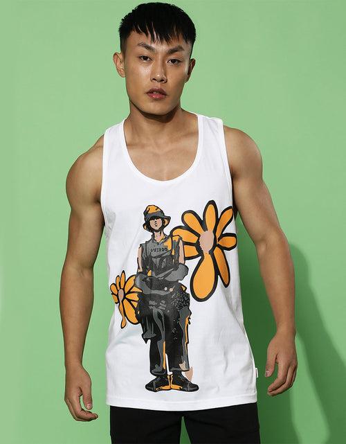 Flower Boy White Men's Sleeveless T-Shirt