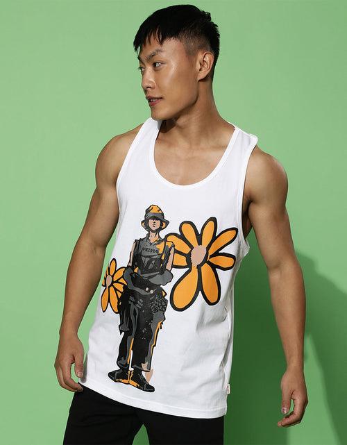 Flower Boy White Men's Sleeveless T-Shirt