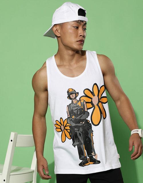 Flower Boy White Men's Sleeveless T-Shirt