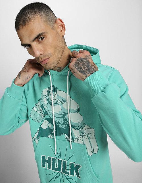 Hulk Green Front Graphic Printed Hoodie