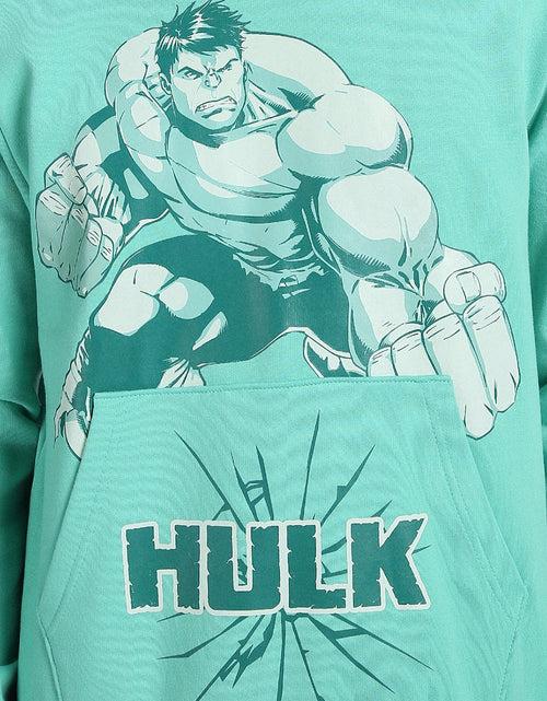 Hulk Green Front Graphic Printed Hoodie
