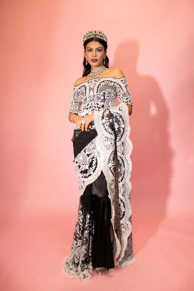 NOIR REGAL SAREE