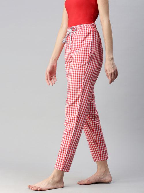 The Red Checkered Past Women PJ Pants