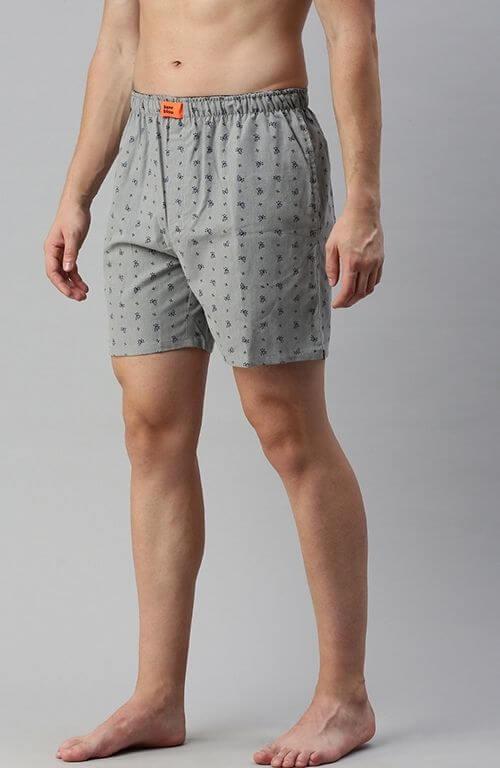 The Grey Daisy Printed Boxer