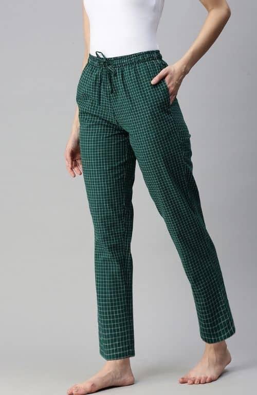 The Forest Great Green Check Women PJ Pant