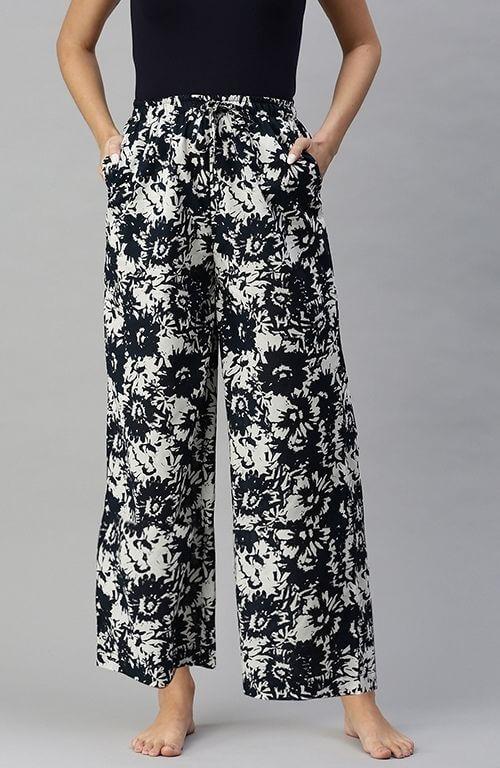 The Tropical Leaves Women Wide Leg