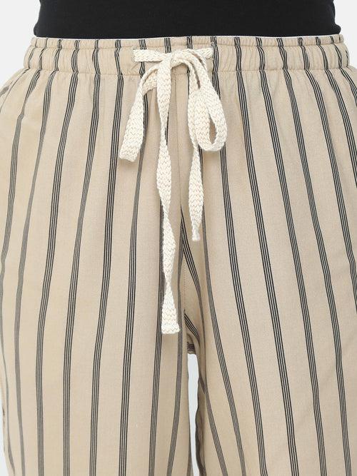 The Creamy Stripes of Life Women PJ Pant