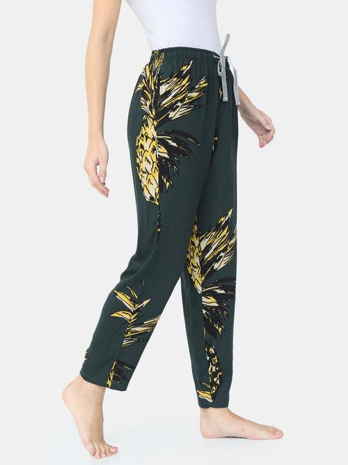 The Green Ripe Pineapple Women PJ Pant