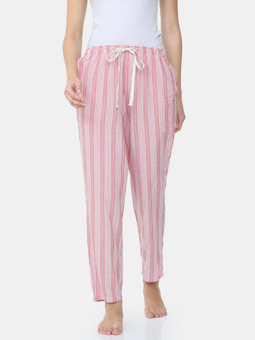 The Flamingo Walk Stripe Women PJ Pant