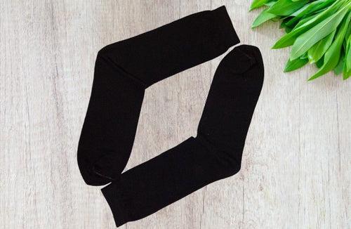 Space Dye Originals Calf Socks - Black