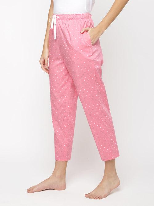 The Pink Stone Polka Summer PJ Pant