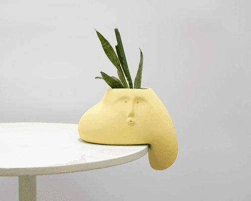 Blob set - Unglazed Lemon Yellow