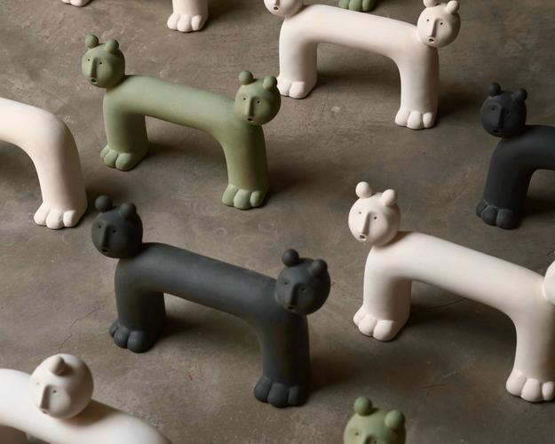 Curious Creatures - Unglazed Black