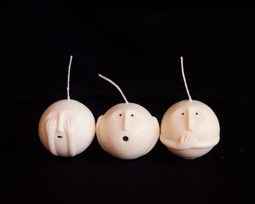 Unseen, Unheard, Unspoken (Set of 3 Soya Wax Candles)