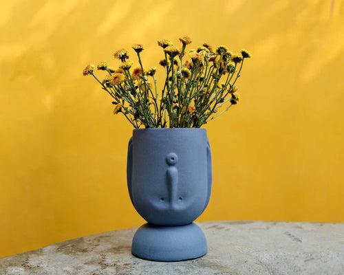 Upturned Planter - Blue