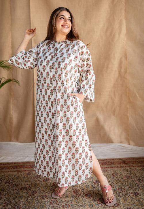 LazyDays Serene Lounge Cotton Dress