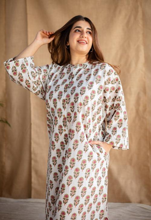 LazyDays Serene Lounge Cotton Dress