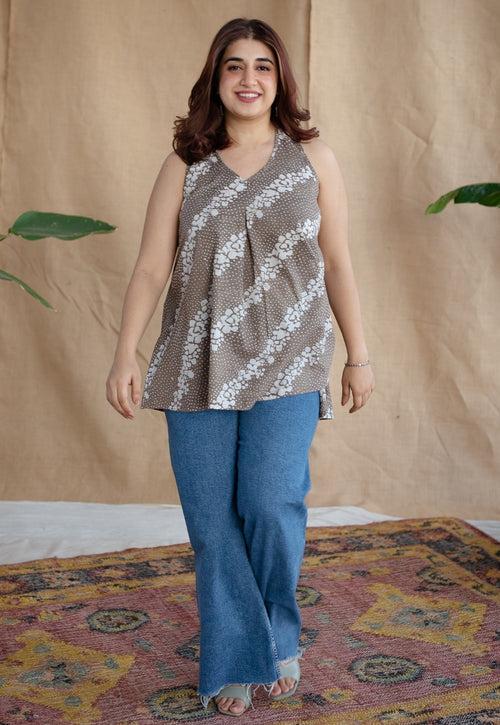 Tiksha Batik Cotton Top