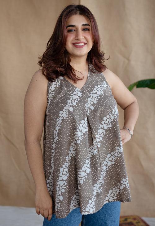 Tiksha Batik Cotton Top