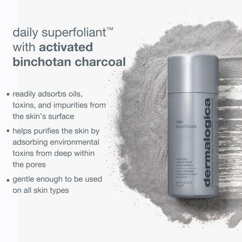 Daily Superfoliant Anti-pollution Face Scrub with charcoal