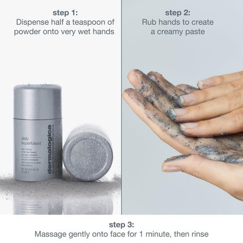 Daily Superfoliant Anti-pollution Face Scrub with charcoal