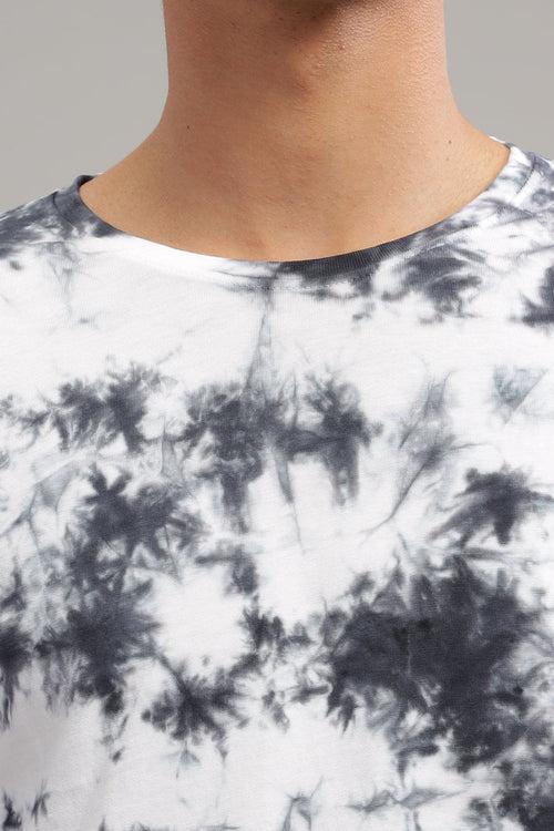 Adro Mens Tie & Dye Regular Fit Cotton T-shirt