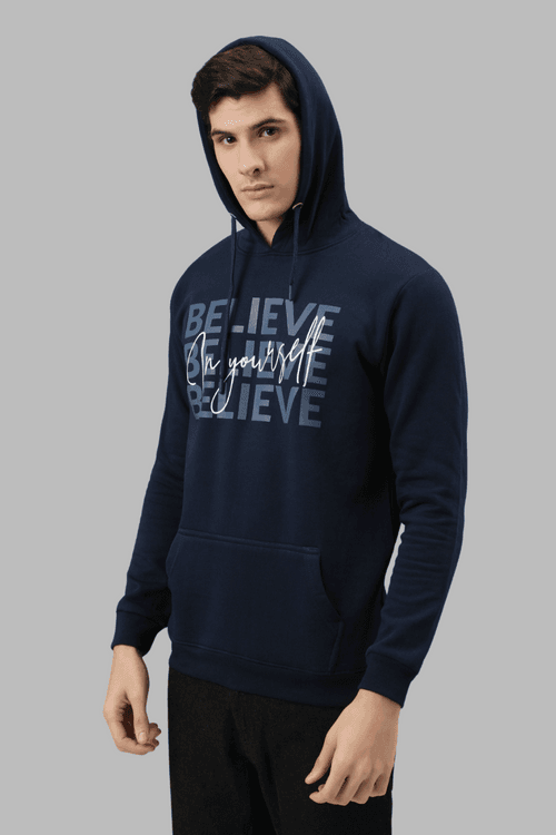 ADRO Believe in Your Self Printed Hoodie/Sweatshirt for Men