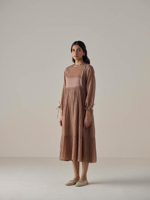 Forest Glow Midi Dress