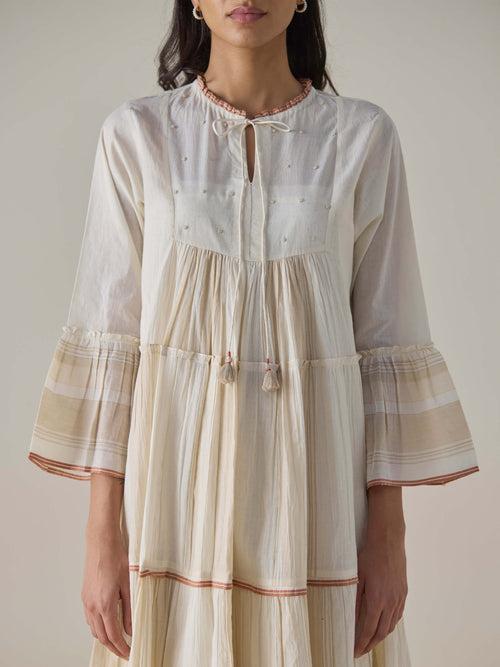 Sepia Floater Tier Dress