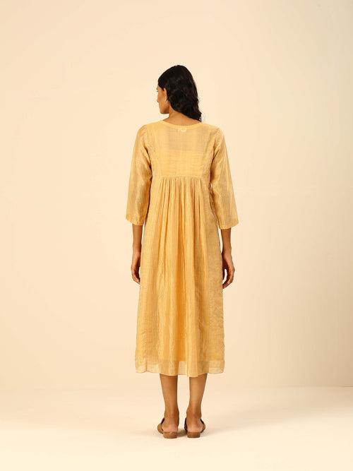 Sunflower Gathered Dress