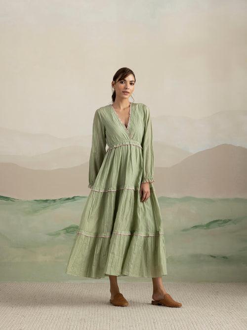 Kiwi Wrap Dress