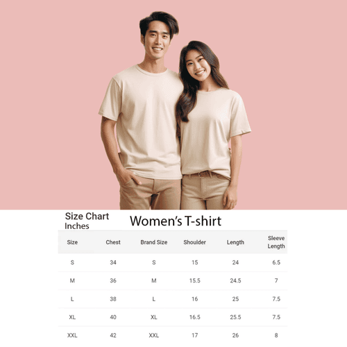 Trendy Marriage-Themed Printed T-Shirts for Women - (Pink)