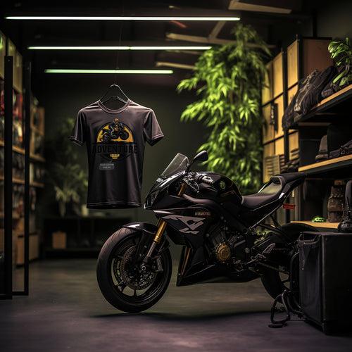 Rider's Pride: High-Quality Biker T-Shirts with Custom Number Plate